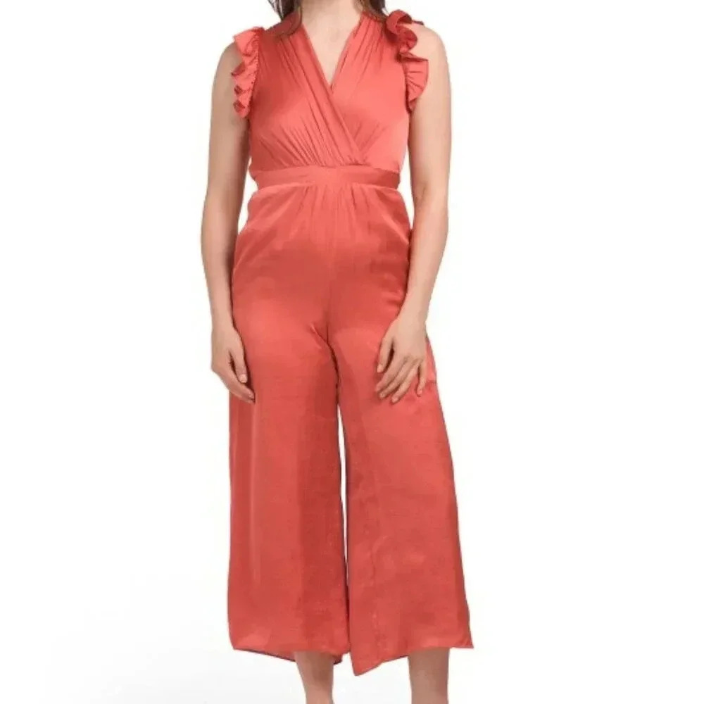 Ruffle Sleeve Jumpsuit